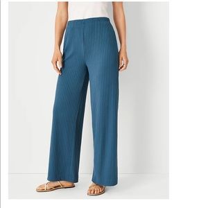 Ann Taylor Blue Drapey Pant